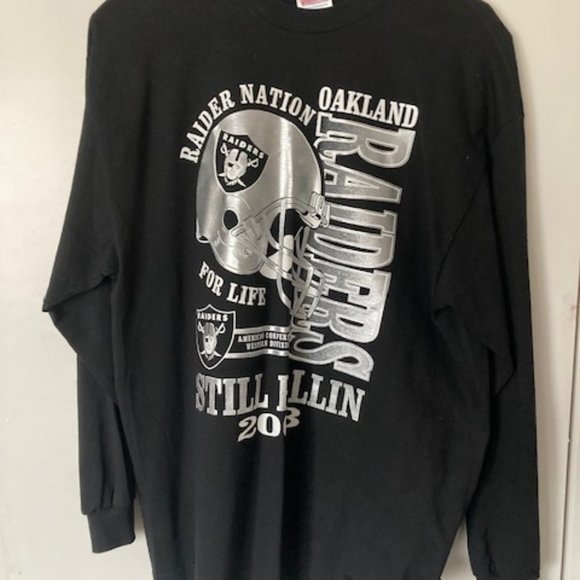 Vintage Raiders Monday Night Football long-sleeved t-shirt NWT - Picture 2 of 9